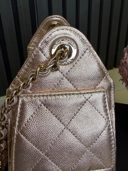 Chanel 25 mini rosegold