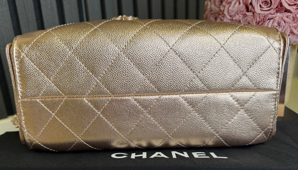Chanel 25 mini rosegold