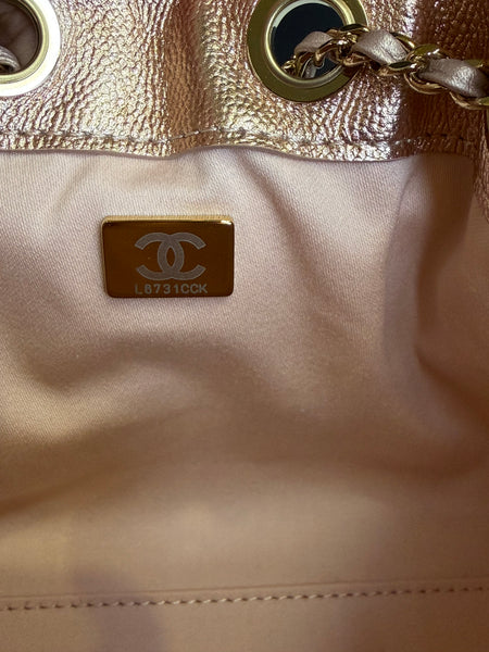 Chanel 25 mini rosegold