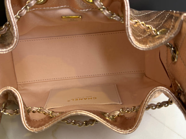 Chanel 25 mini rosegold