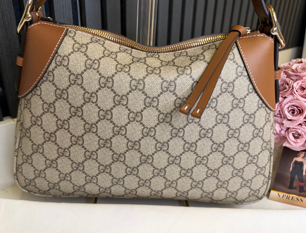 Gucci emblem shoulder bag