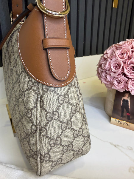 Gucci emblem shoulder bag