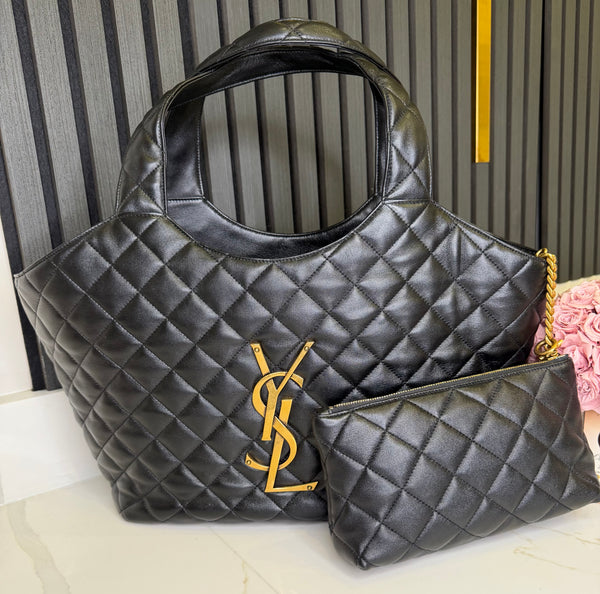 YSL ICARE MEDIANA QUILTED