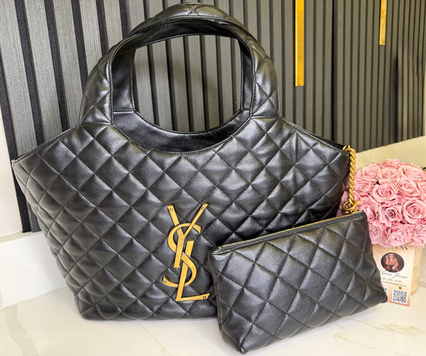 YSL ICARE MEDIANA QUILTED