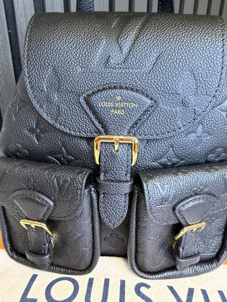 LOUIS VUITTON NOIR BACKPACK BACKUP