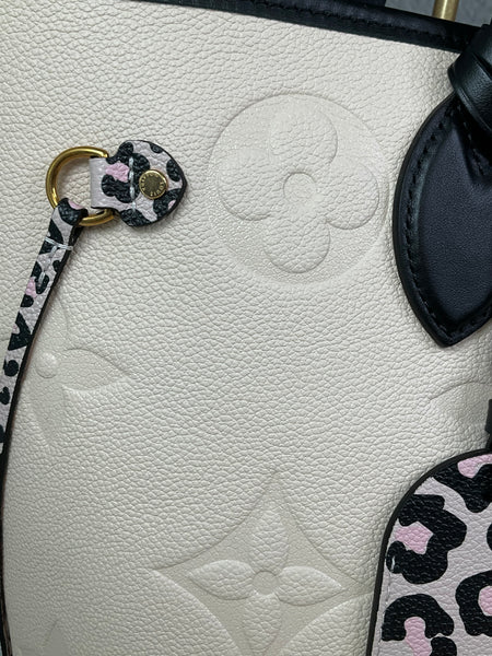 Louis Vuitton Neverfull Wild at heart Creme