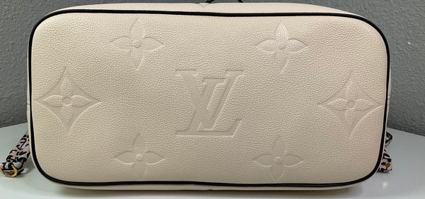 Louis Vuitton Neverfull Wild at heart Creme