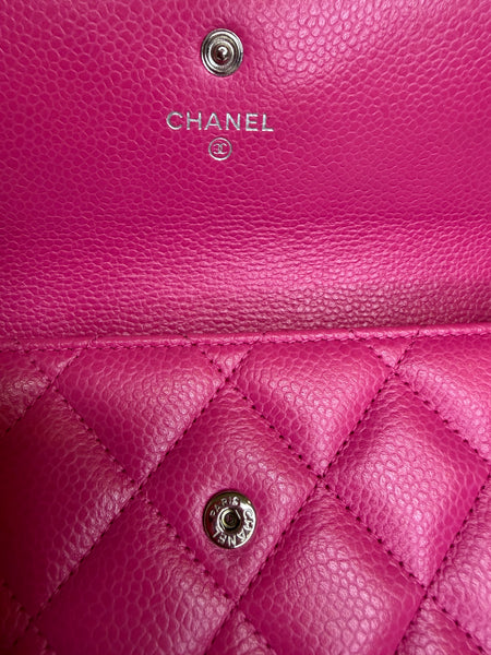 Chanel long wallet rosa