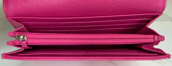 Chanel long wallet rosa