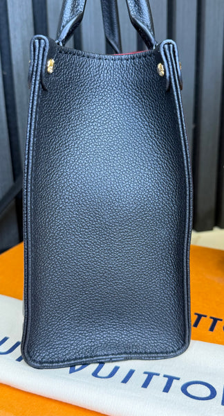 Louis Vuitton otg pm bicolor black