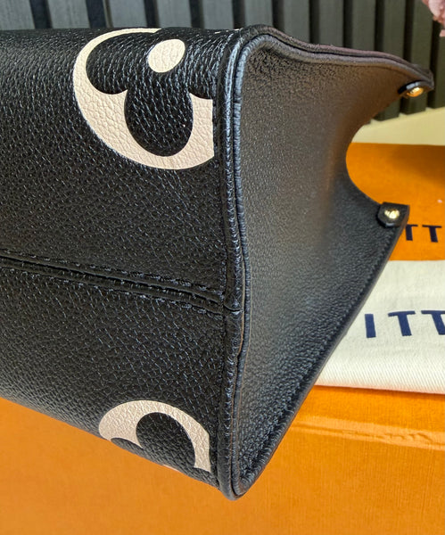 Louis Vuitton otg pm bicolor black