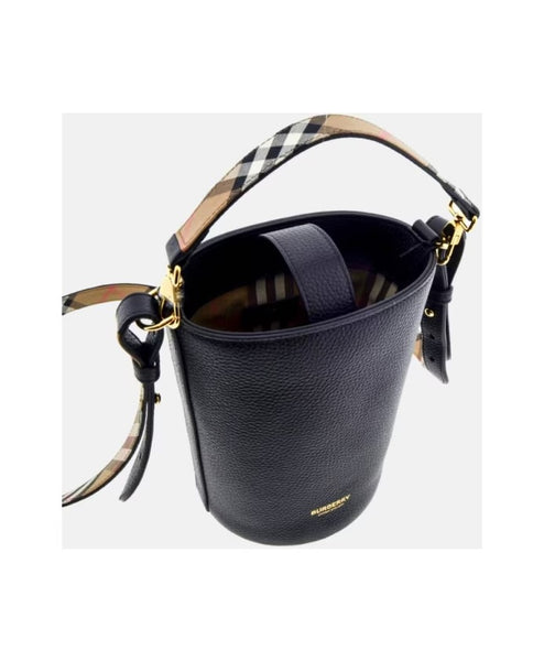 Burberry bucket leather bag