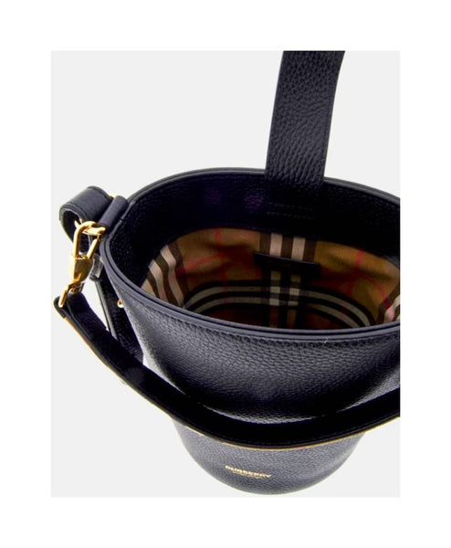 Burberry bucket leather bag