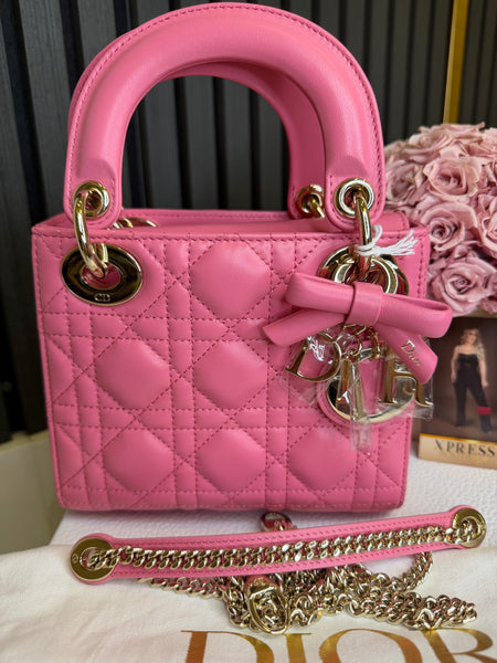 Lady Dior bow rosa soupir