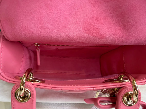 Lady Dior bow rosa soupir