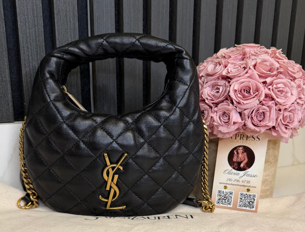YSL ICARINO MINI IN QUILTED NAPPA