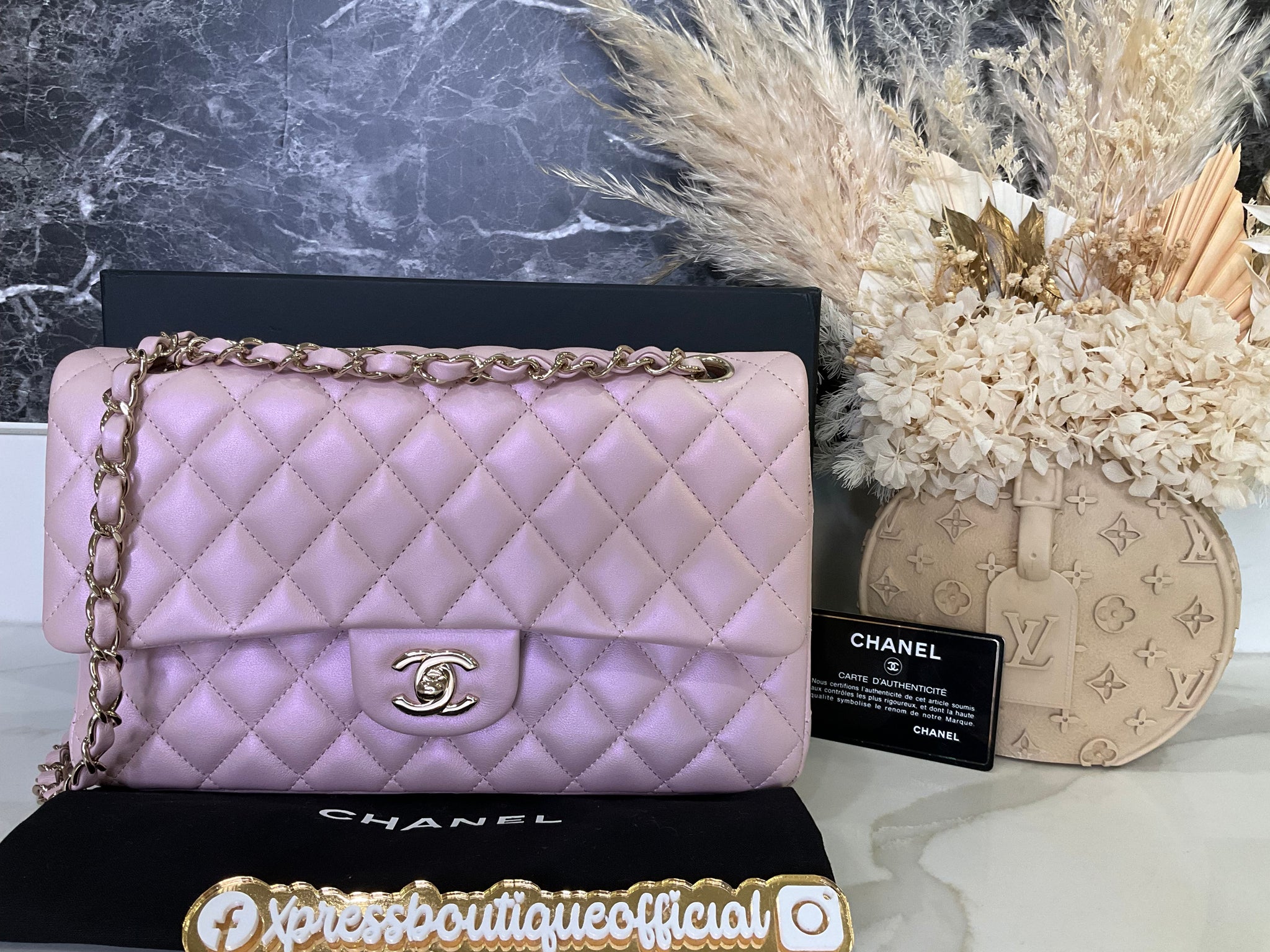 Chanel Medium double flap Iridesent