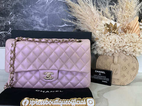 Chanel Medium double flap Iridesent