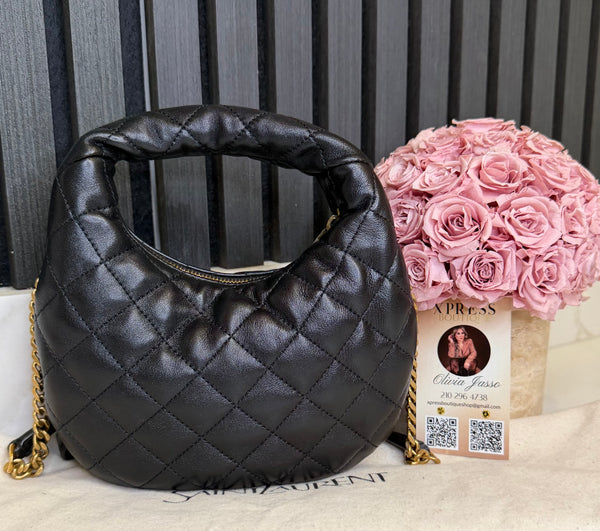 YSL ICARINO MINI IN QUILTED NAPPA
