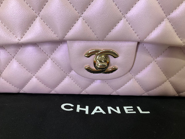 Chanel Medium double flap Iridesent