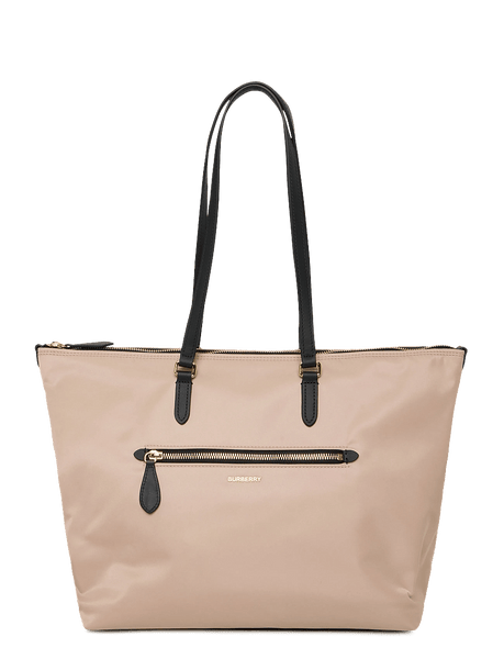 Burberry large zip tote