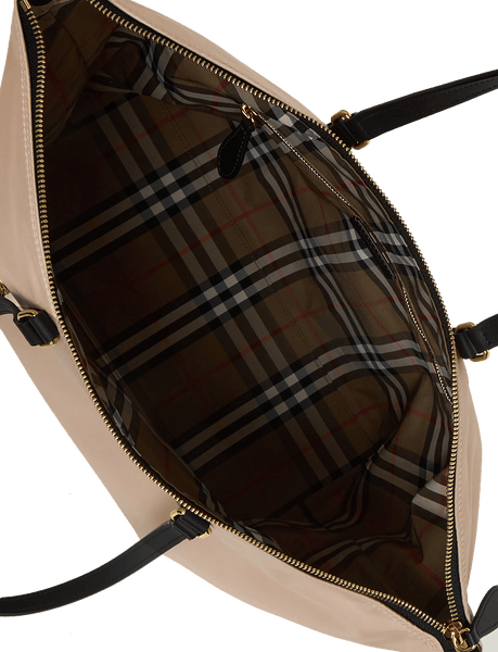 Burberry large zip tote