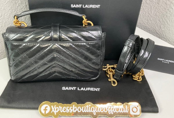 YSL College Mini  Quilted Crossbody Bag