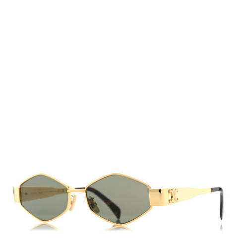 Celine Metal Triomphe lente de sol (Gold)