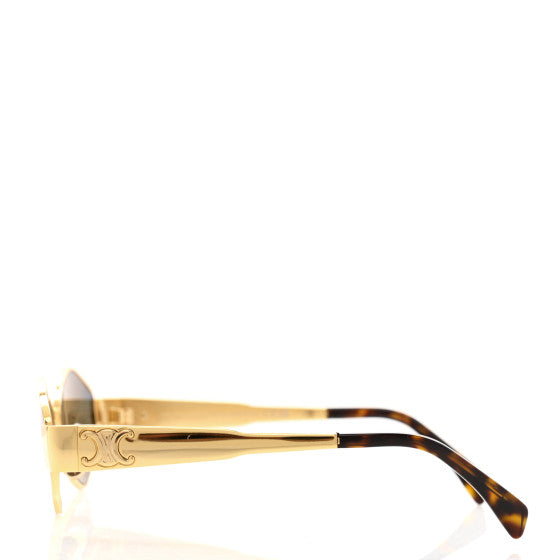 Celine Metal Triomphe lente de sol (Gold)