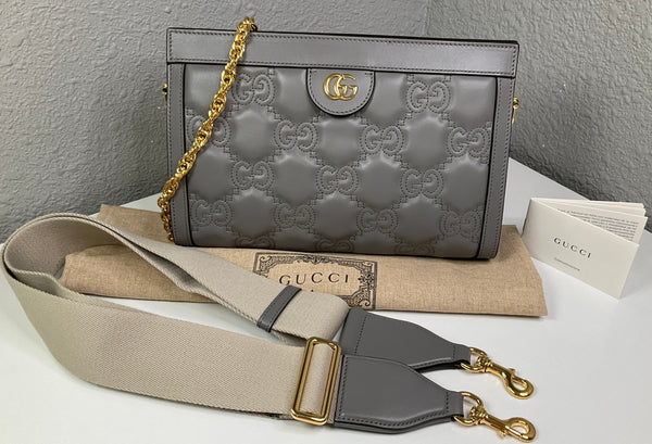 Gucci Matalasse Clutch grey