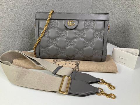 Gucci Matalasse Clutch grey