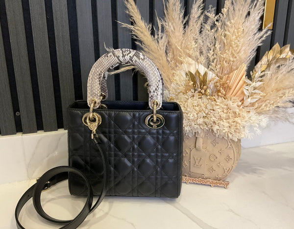 Lady Dior Phyton