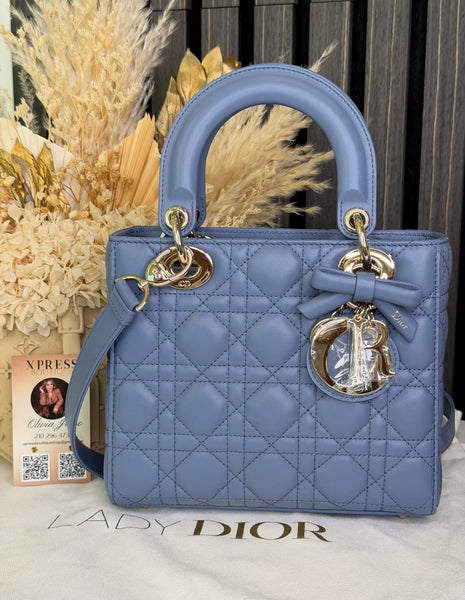 Lady Dior Small azul