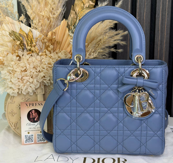 Lady Dior Small azul