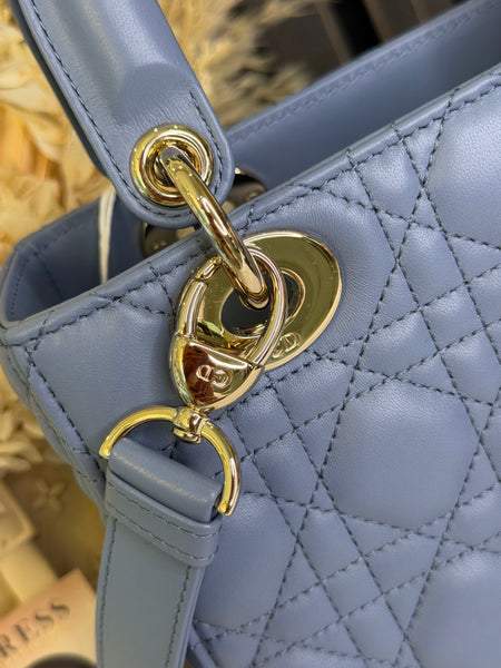 Lady Dior Small azul
