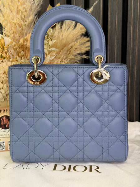 Lady Dior Small azul