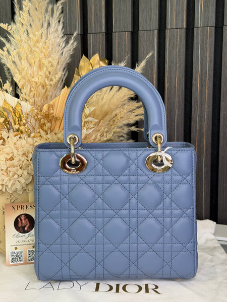 Lady Dior Small azul