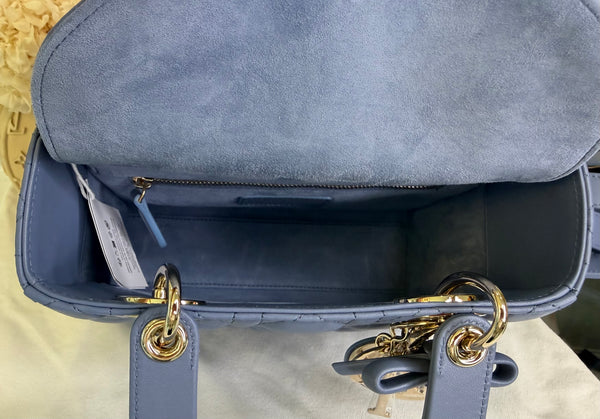 Lady Dior Small azul