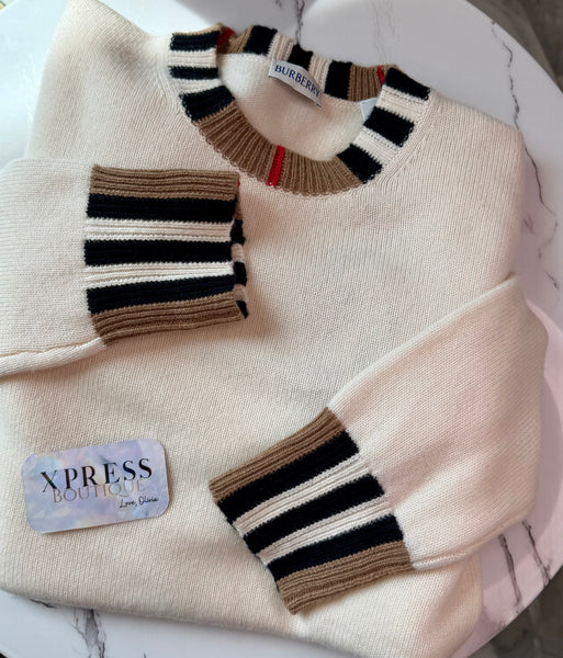 Burberry eyre natural white