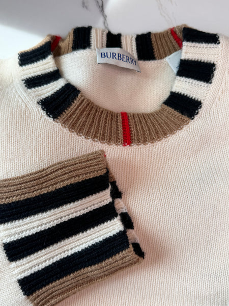 Burberry eyre natural white