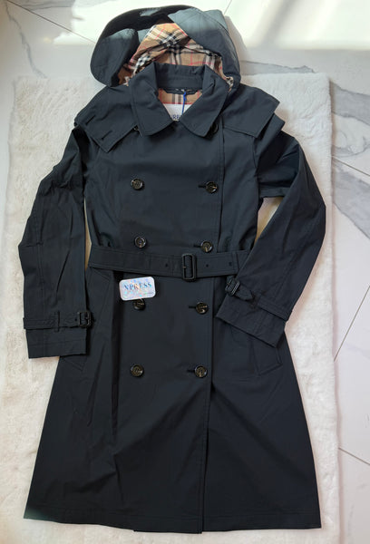 Burberry coat Telford negro