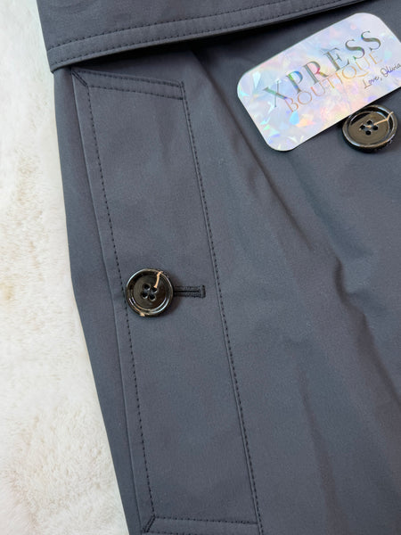 Burberry coat Telford negro