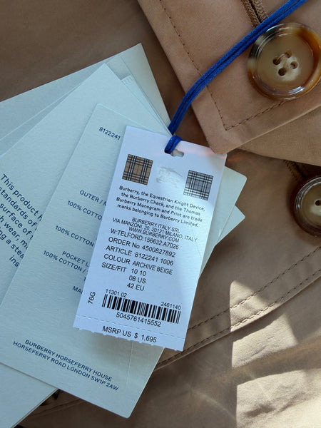 Burberry trench coat beige