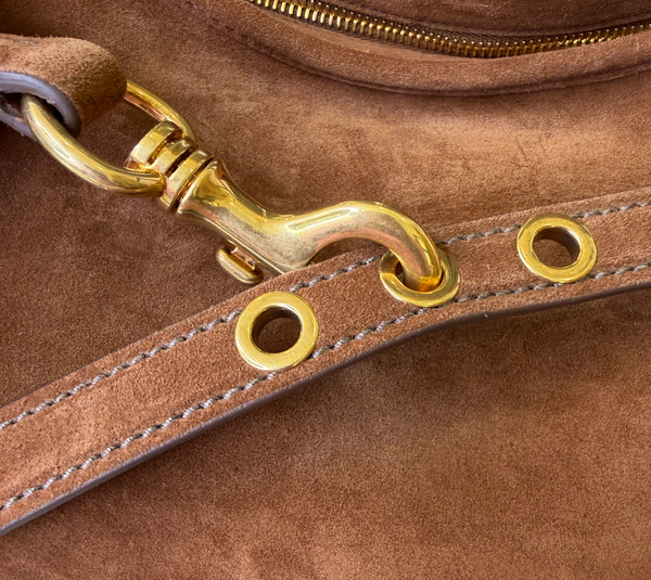 Miu Miu suede adventure medium bag