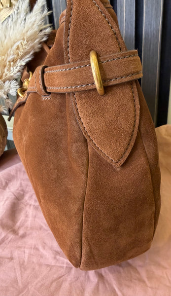 Miu Miu suede adventure medium bag