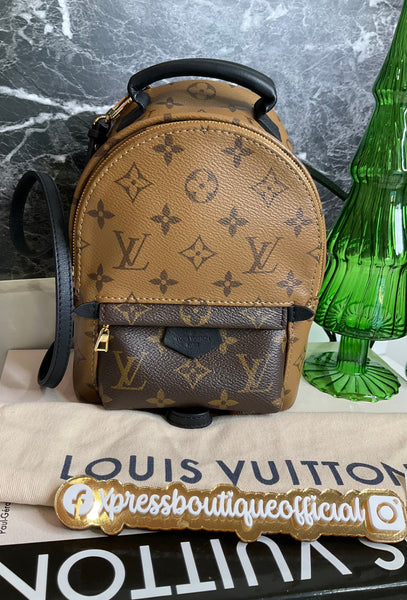 Louis Vuitton reverse Palm Spring mini backpack