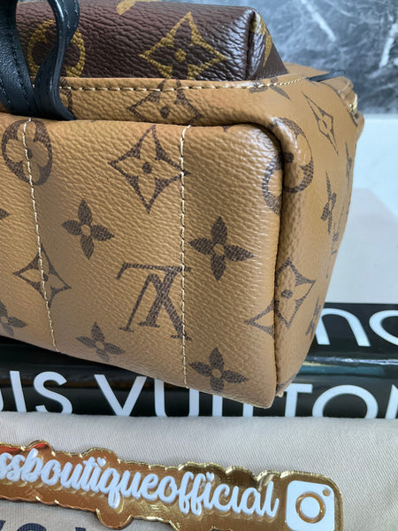 Louis Vuitton reverse Palm Spring mini backpack