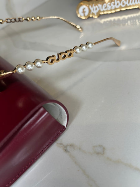 Gucci lente de sol perla