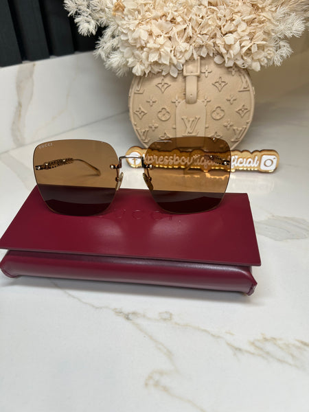 Gucci lente de sol perlas