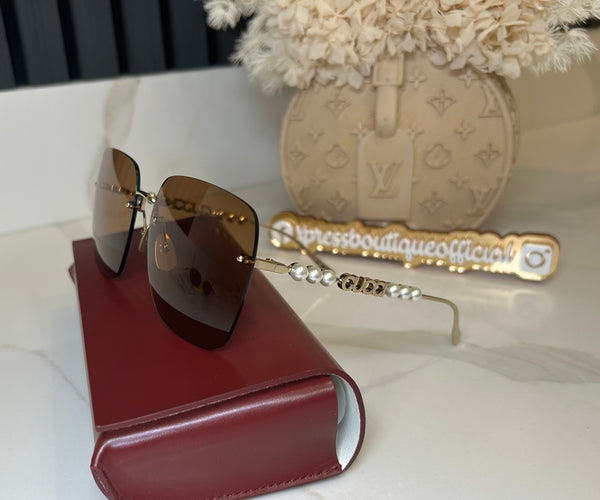 Gucci lente de sol perlas